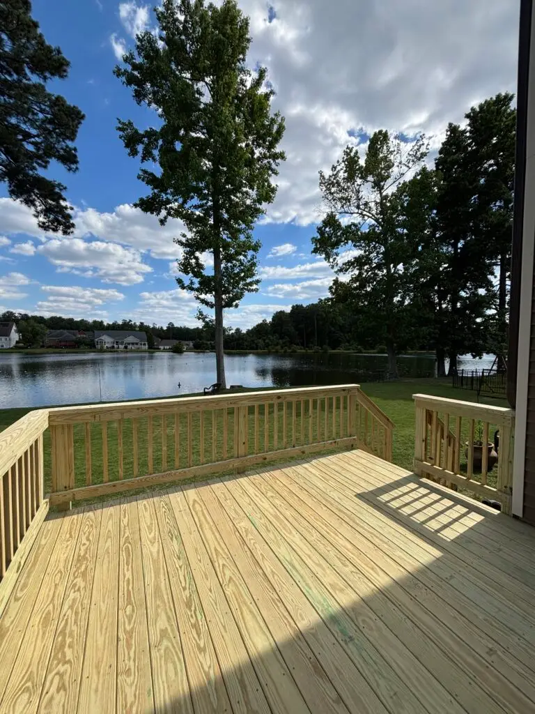 Deck Resurfacing Project in Angier — angier