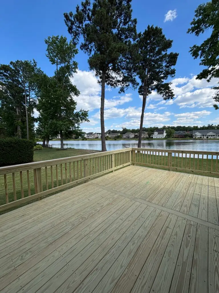 Deck Resurfacing Project in Angier — angier handyman