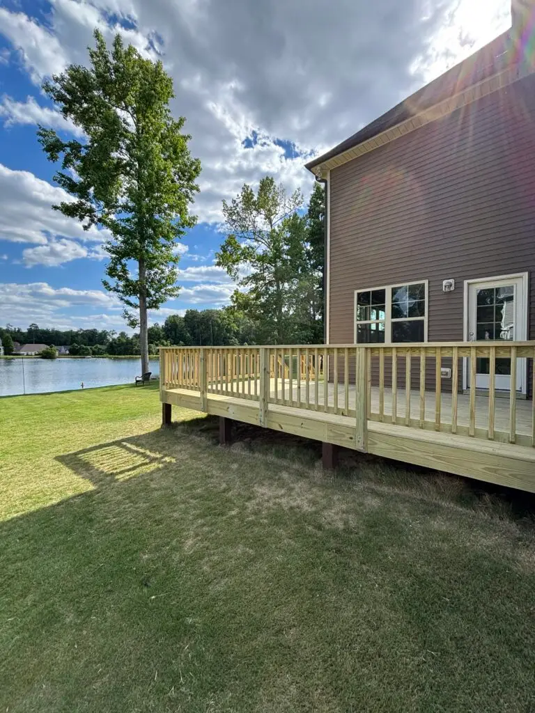 Deck Resurfacing Project in Angier — angier nc