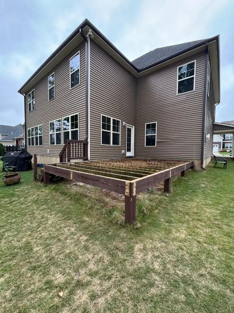Deck Resurfacing Project in Angier — deck resurfacing
