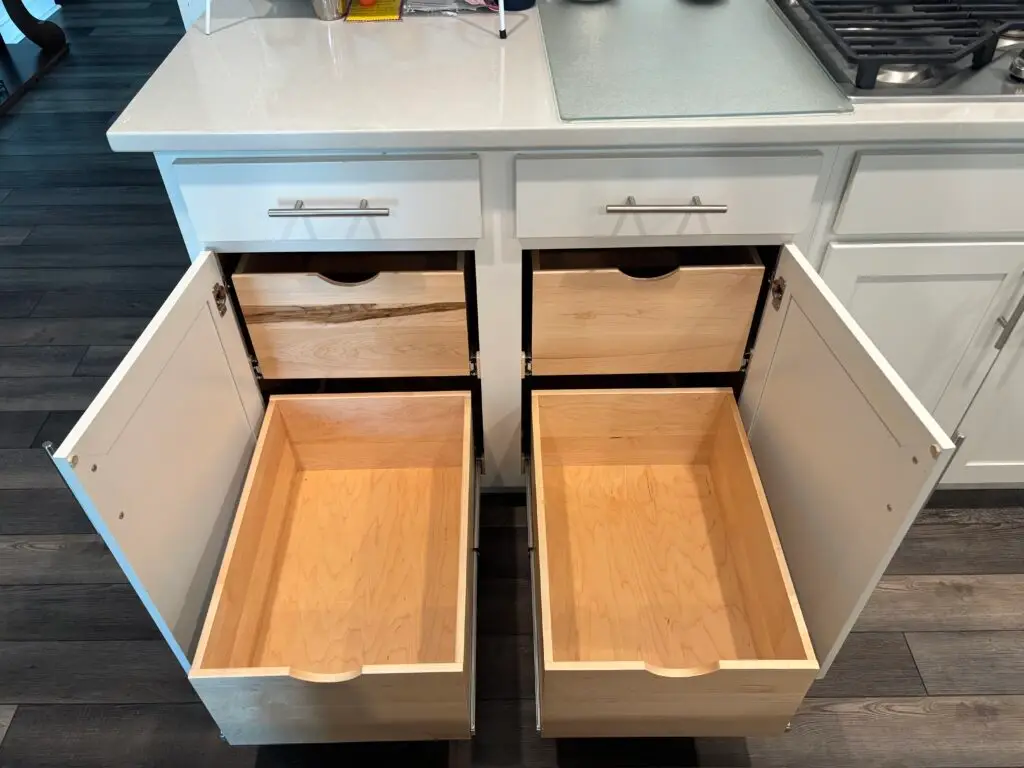 Kitchen Cabinet Pullout Drawers Installation in Apex — apex nc