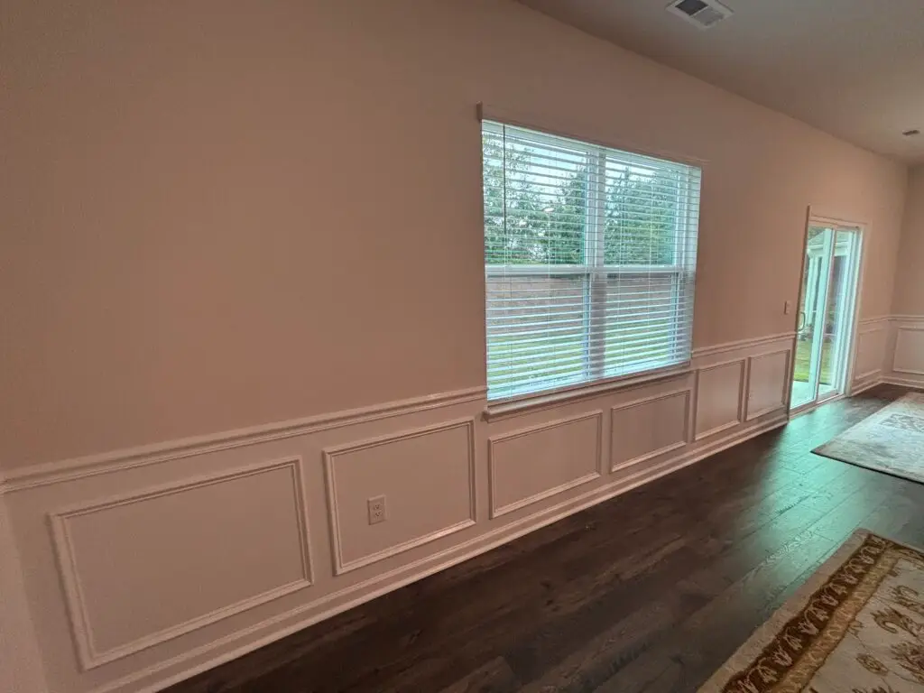 Wainscoting Installation in Angier — caulking and puttying