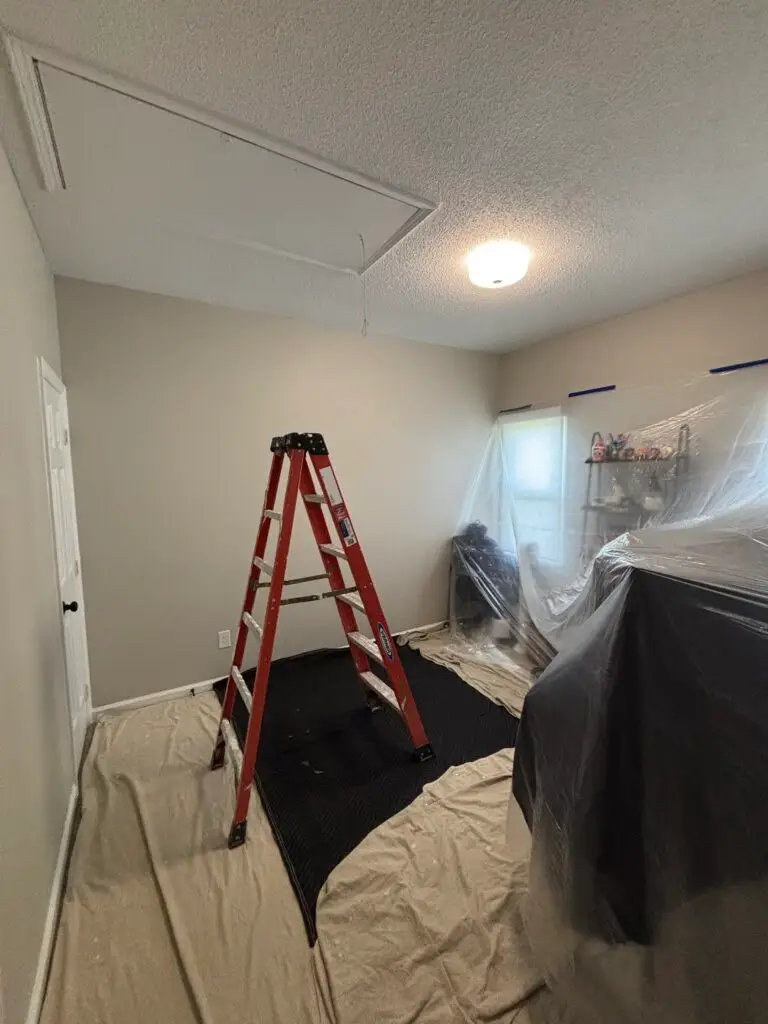 Attic Ladder Replacement in Holly Springs — attic ladder installation