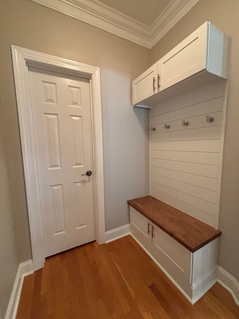 Mudroom Drop Zone Installation in Apex — apex